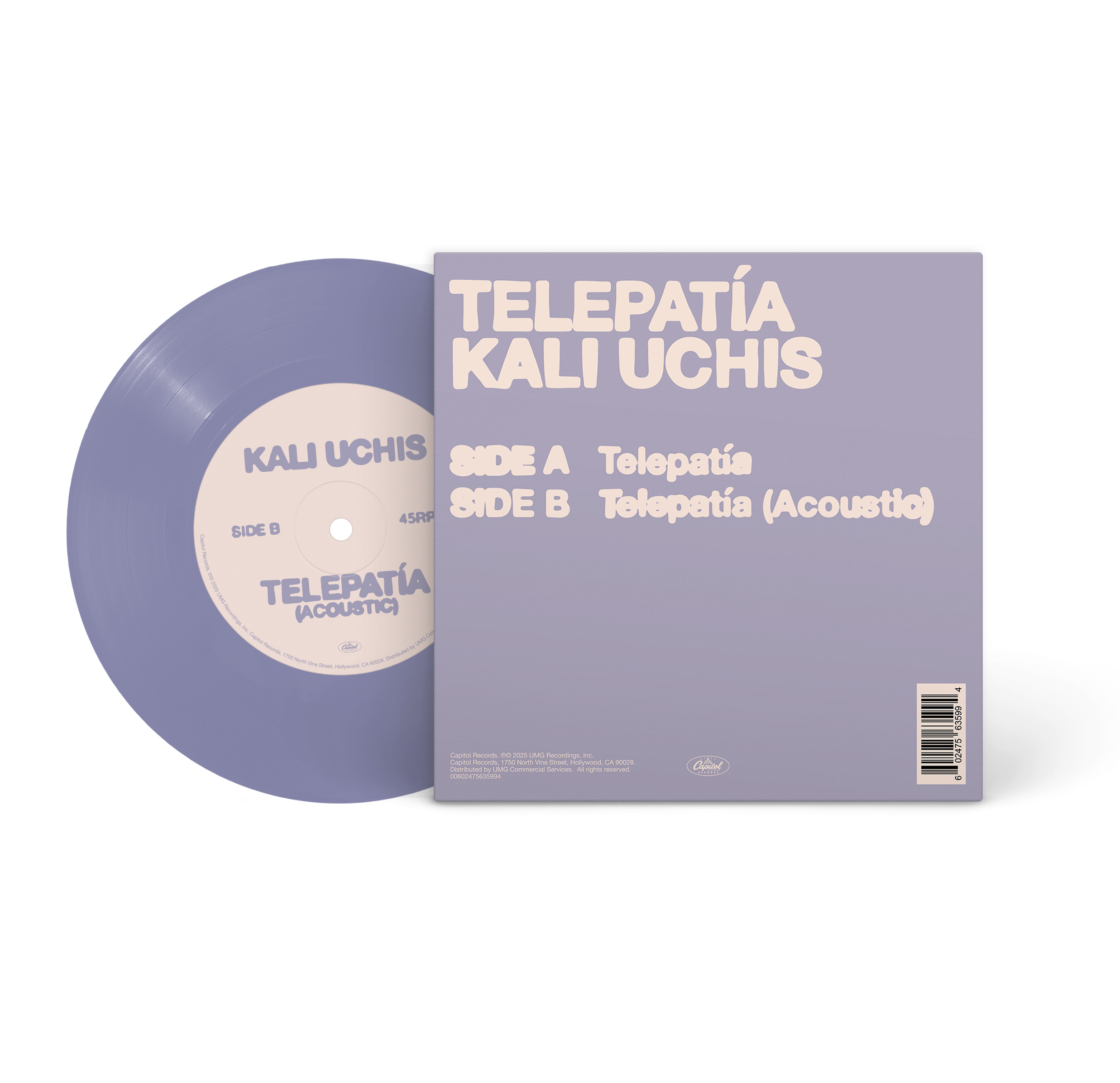 Telepatia 7" Limited Pressing Periwinkle Vinilo - Importado