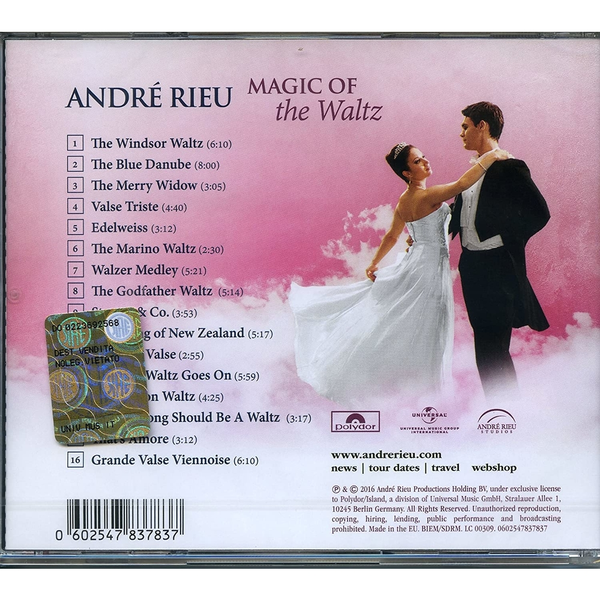 CD - ANDRÉ RIEU - MAGIC OF THE WALTZ - IMPORTADO – Universal Music Colombia  Store