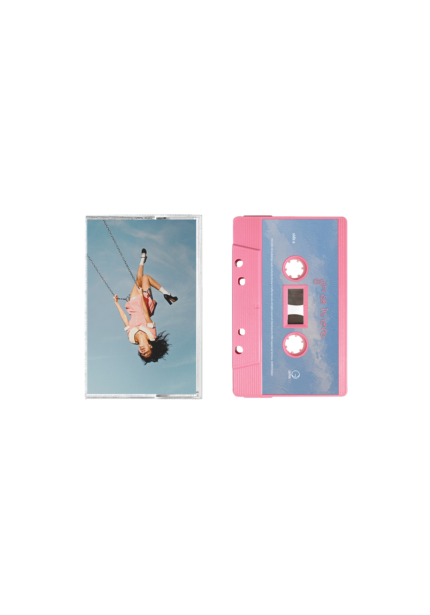 you seem pretty sad for a girl so in love - baby pink cassette - Importado