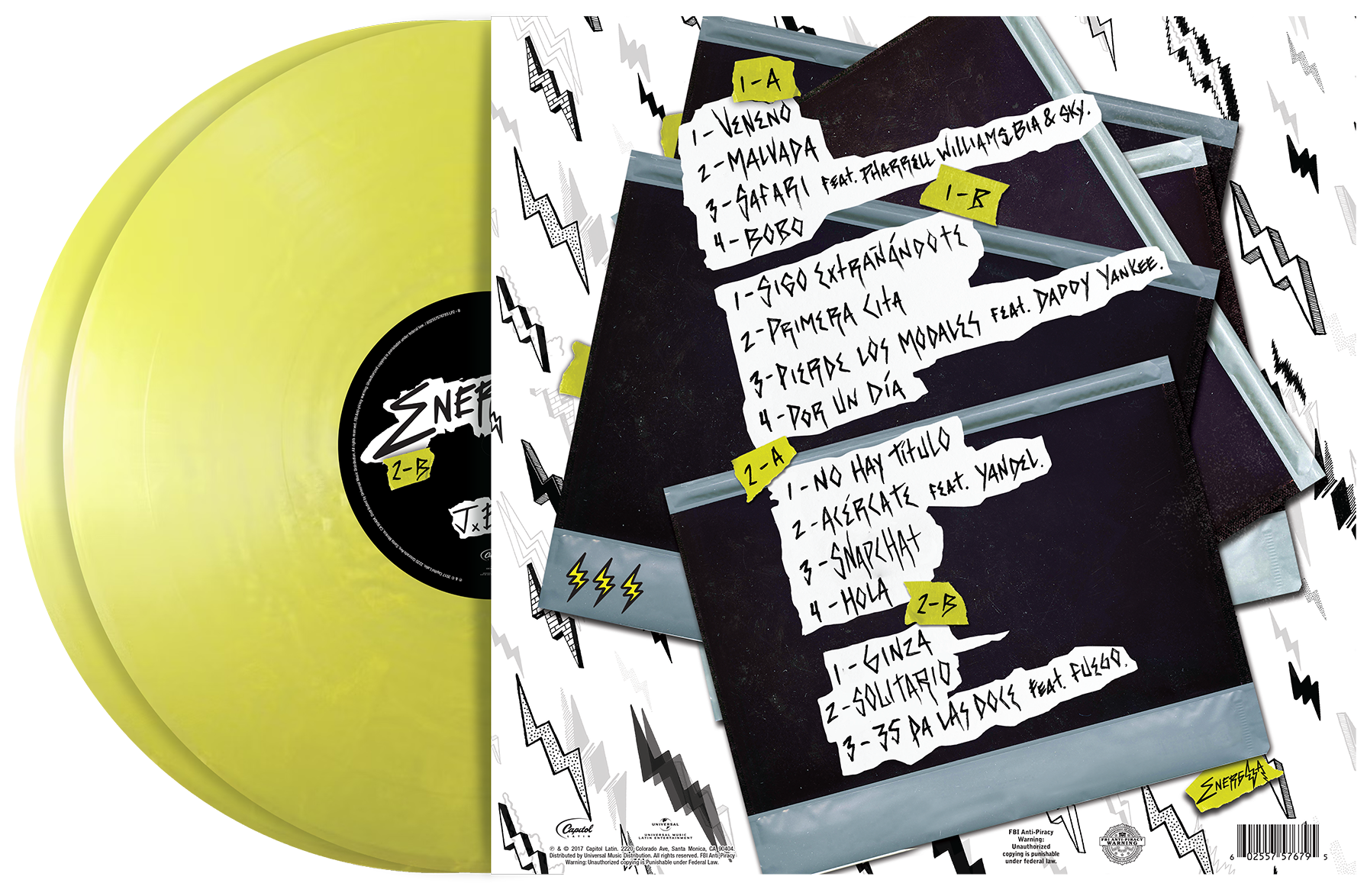 Energia: 10.º aniversario 2LP Vinilo - Importado