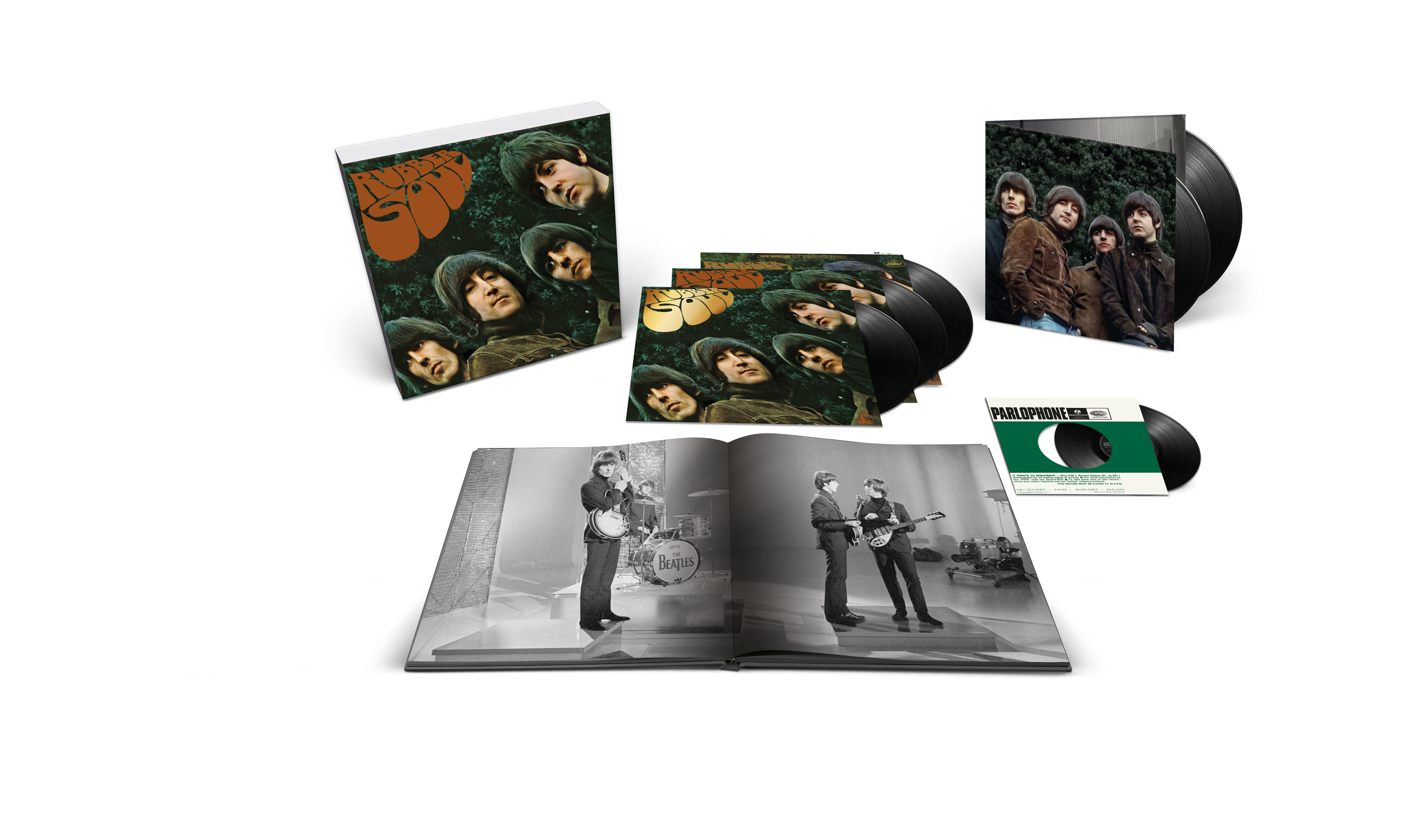 Rubber Soul - Edición Especial Super Deluxe: 5LP + 7" Single Box Set - Importado