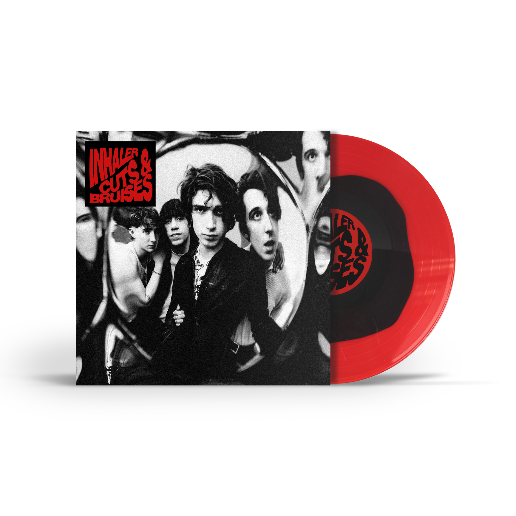 Cuts & Bruises Vinilo Círculo Negro/Rojo - Importado