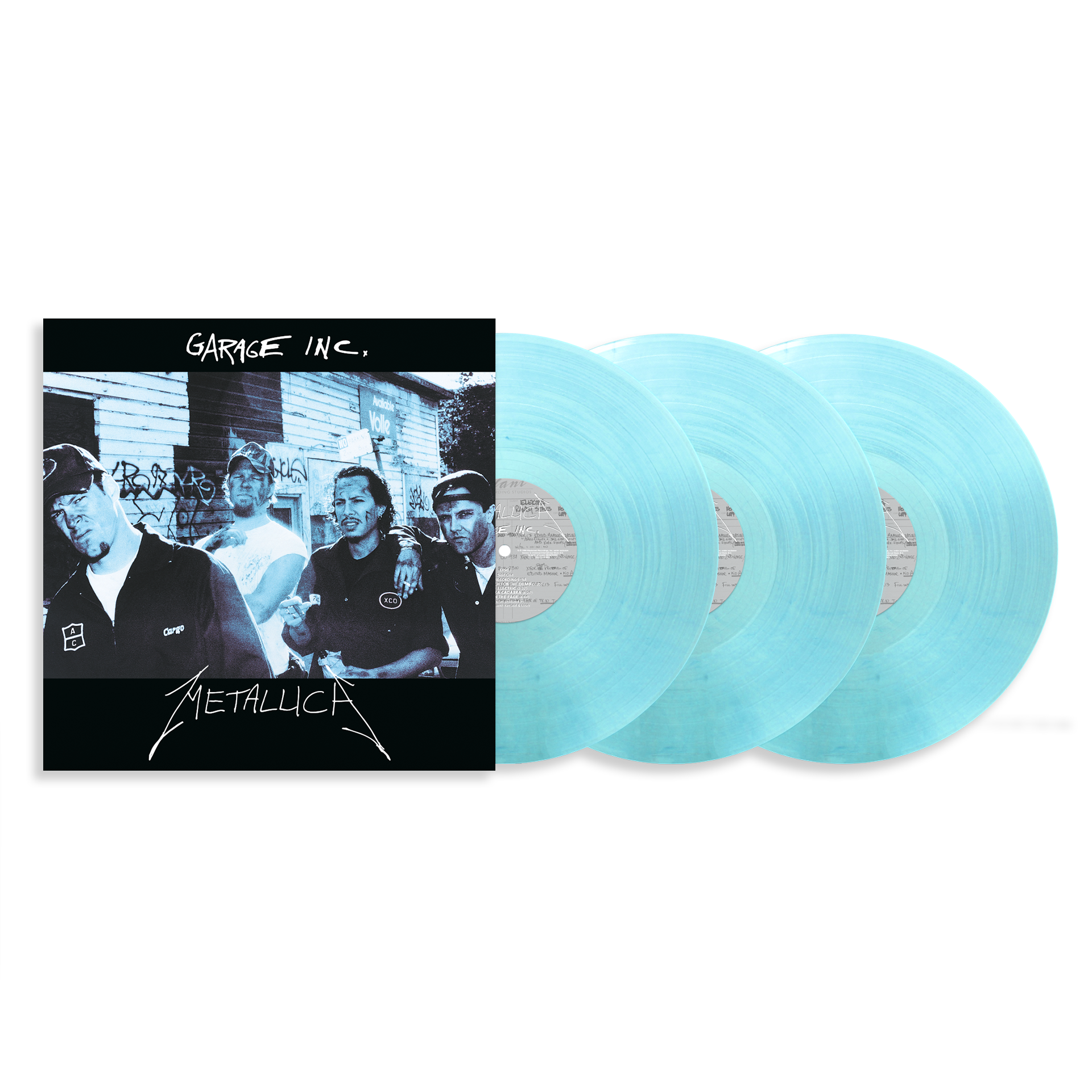 Garage Inc: Limited 'Fade To Blue' Vinyl 3LP - Importado