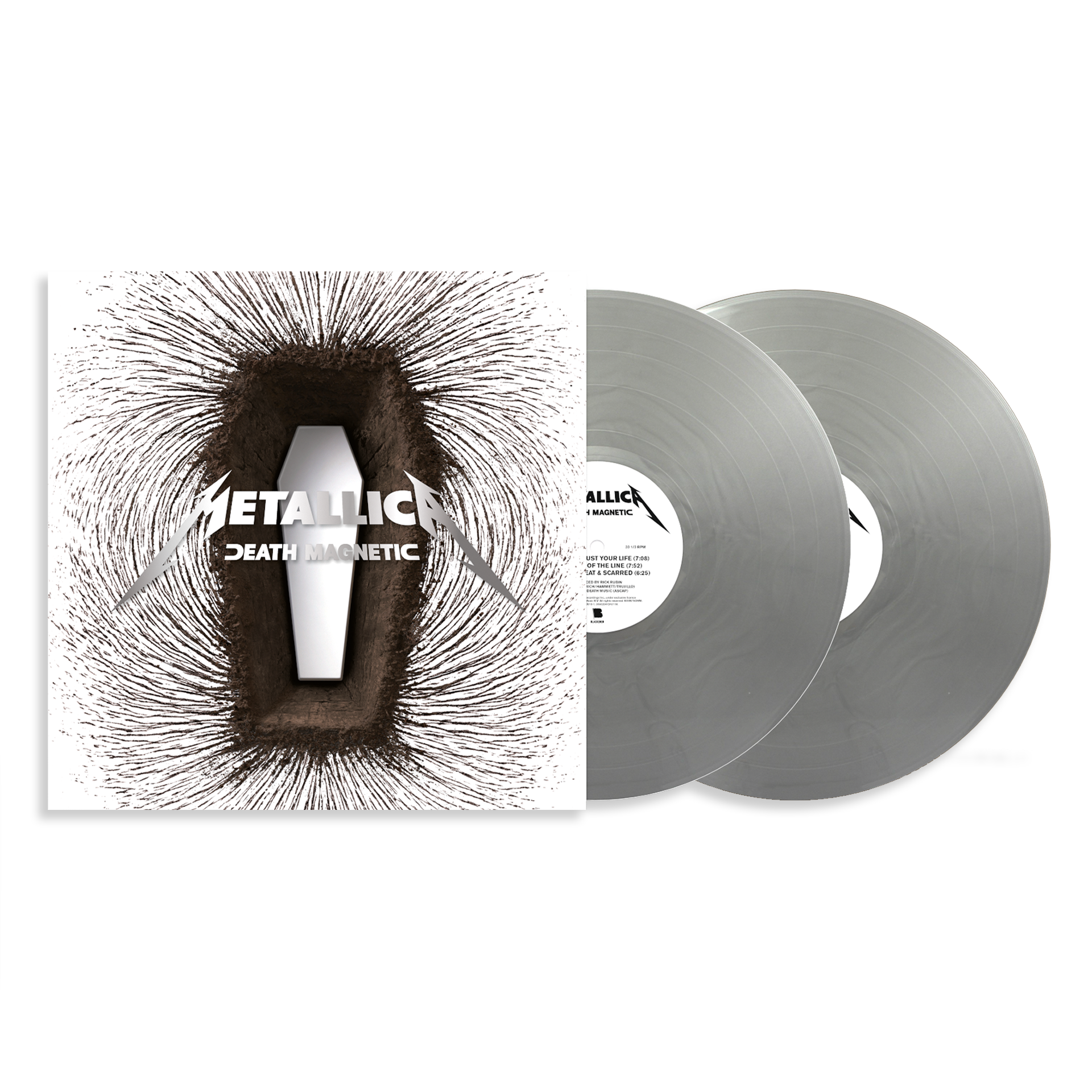 Death Magnetic: Limited 'Magnetic Silver' Vinyl 2LP - Importado