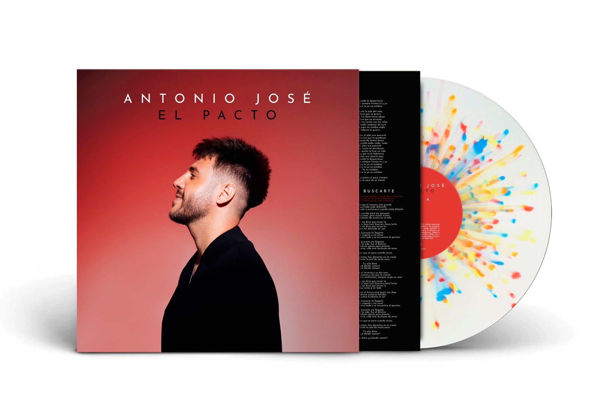 El Pacto - Vinilo (Edición Exclusiva y Firmada Color Blanco Efecto Splatter) - Importado