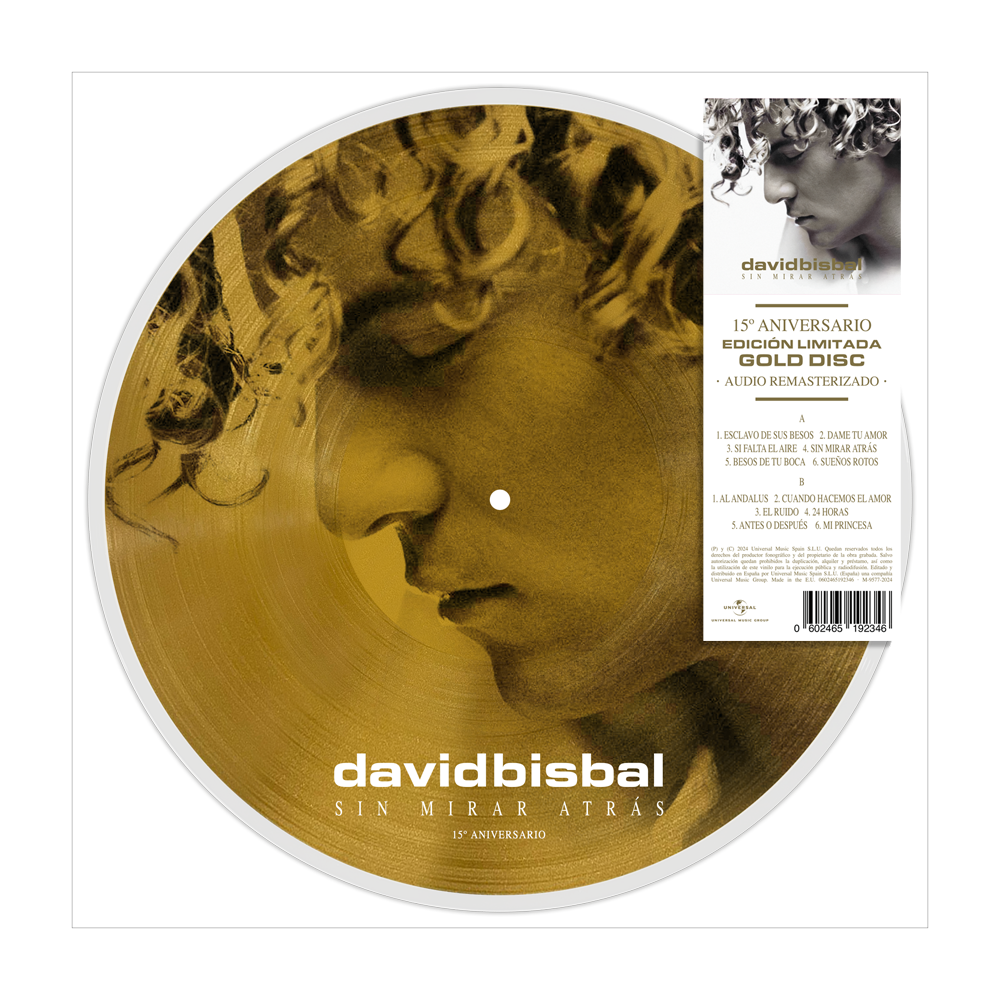 Sin Mirar Atrás (Edición 15º Aniversario) - Vinilo (Edición Limitada Color Oro Picture Disc) - Importado