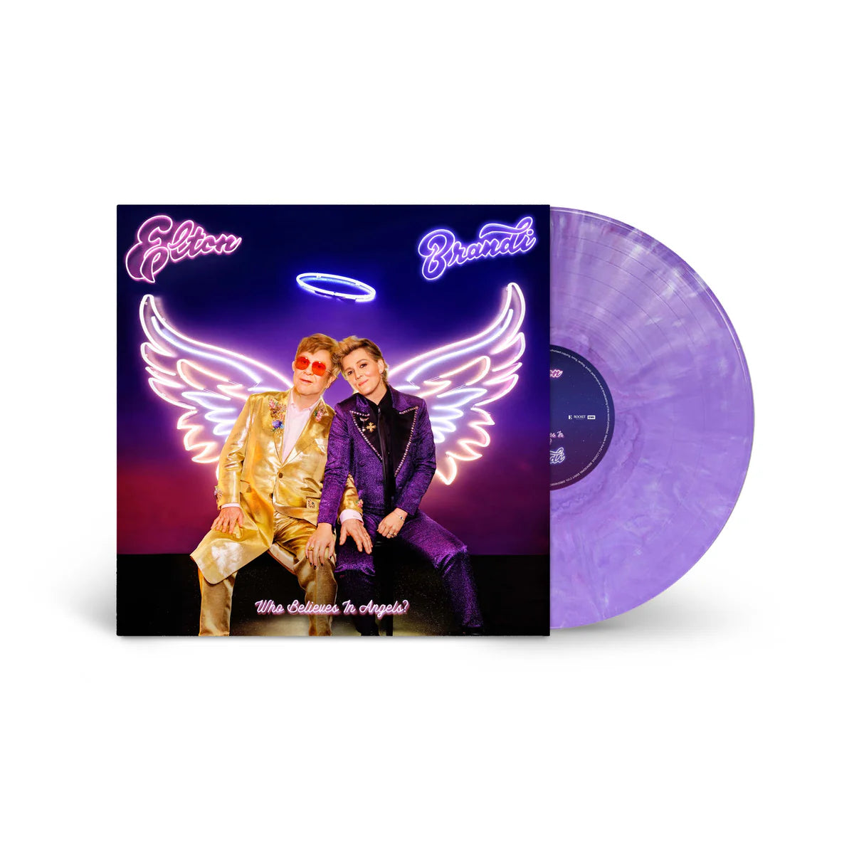 Who Believes In Angels? Vinilo Exclusivo de Tienda Morado Marmolado - Importado