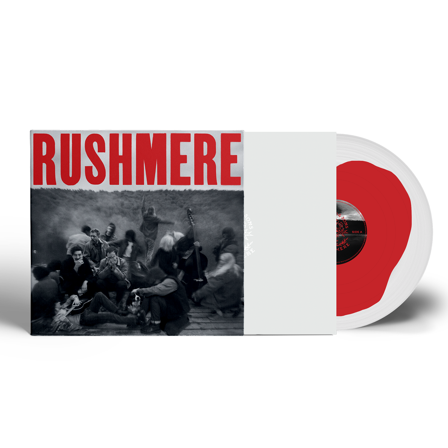 RUSHMERE: Monochrome Red en Vinilo Transparente LP - Importado