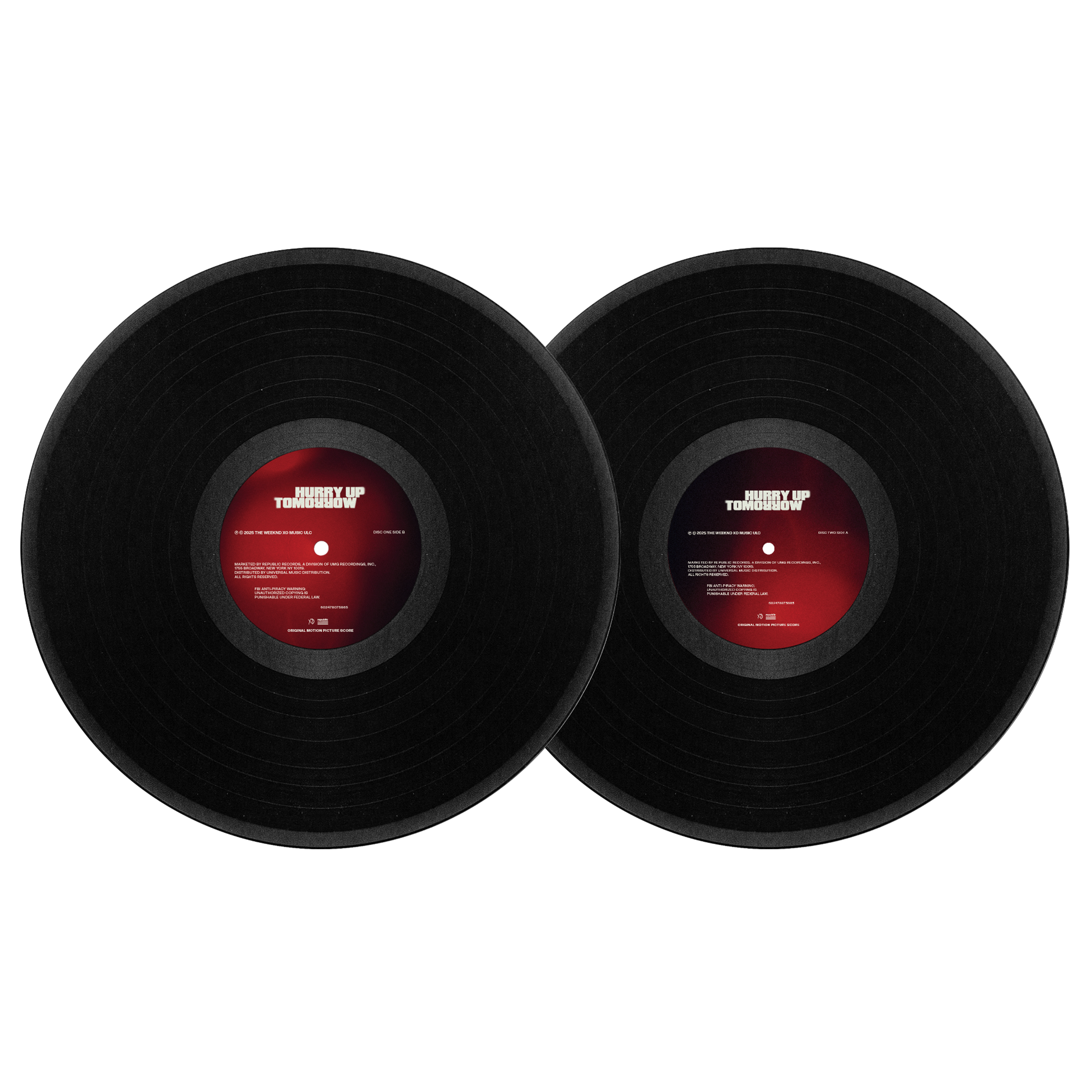 HURRY UP TOMORROW (ORIGINAL MOTION PICTURE SCORE) 2LP - Importado