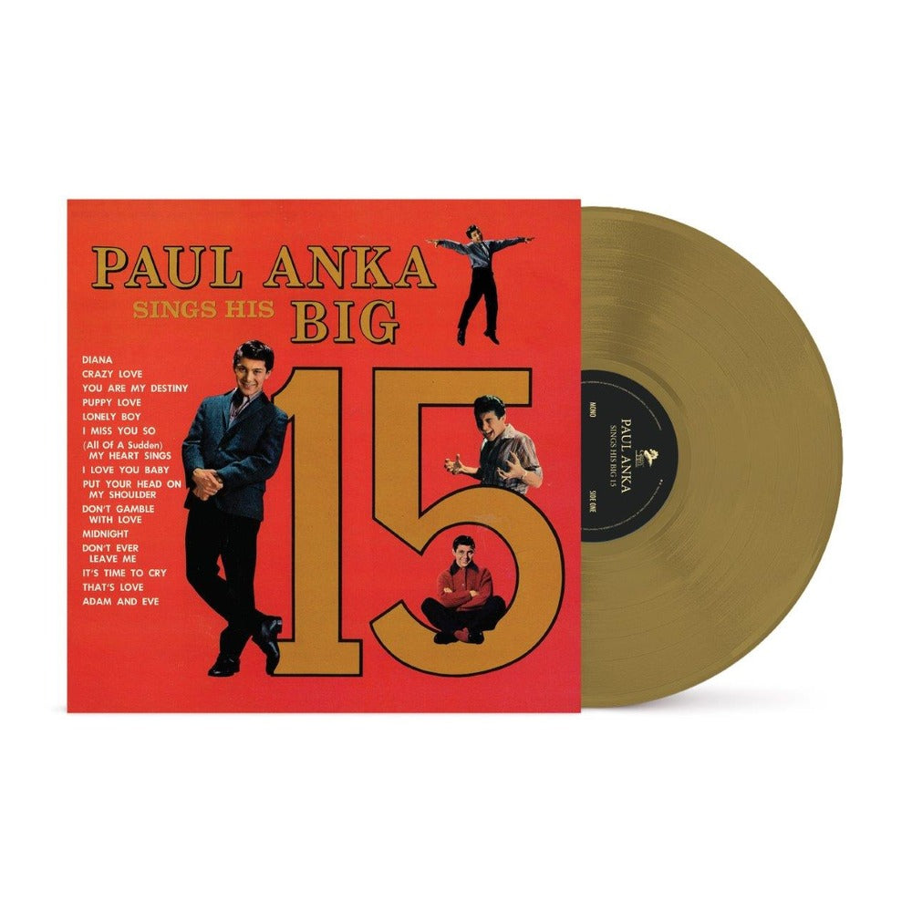 Paul Anka Sings His Big 15 LP (Remastered 2024) - Importado
