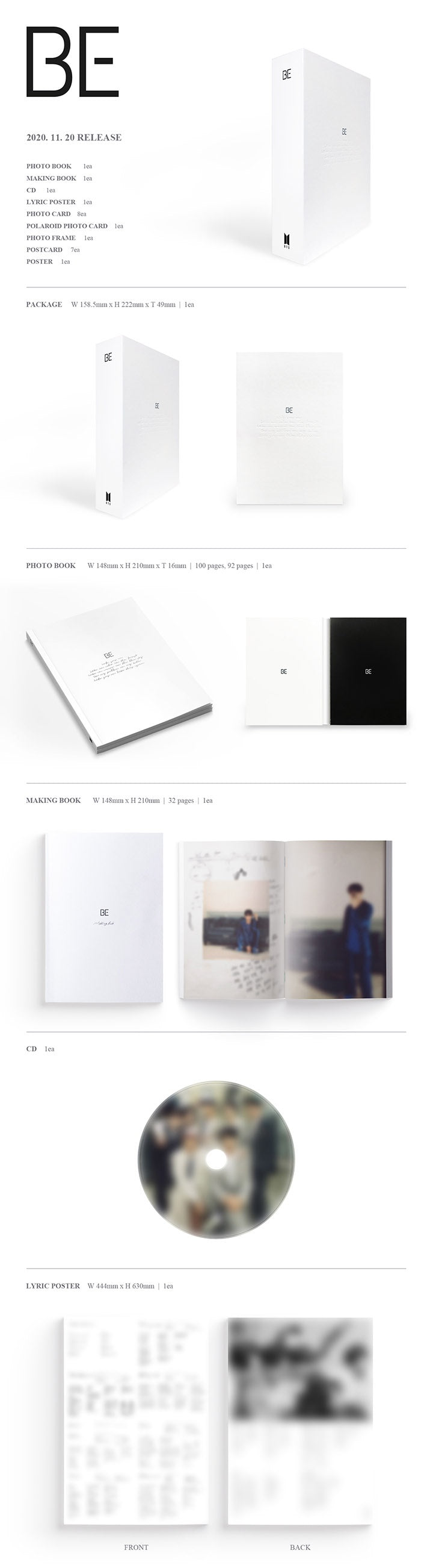 BTS BE deluxe edition ラッキードロー ラキドロ ジョングク BE BTS