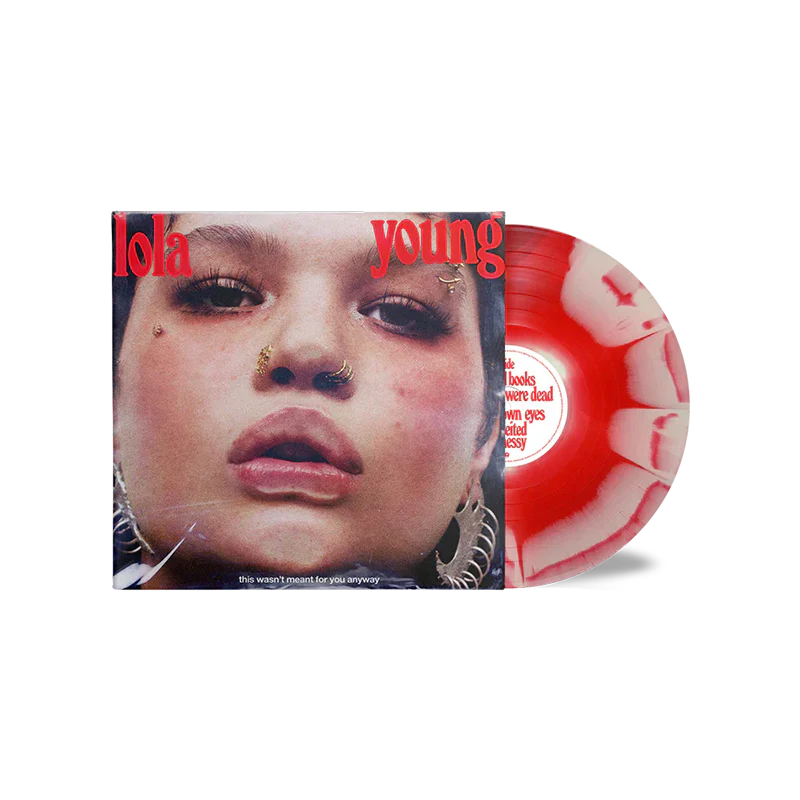 this wasn't meant for you anyway: vinilo rojo/blanco con rayos de sol - Importado