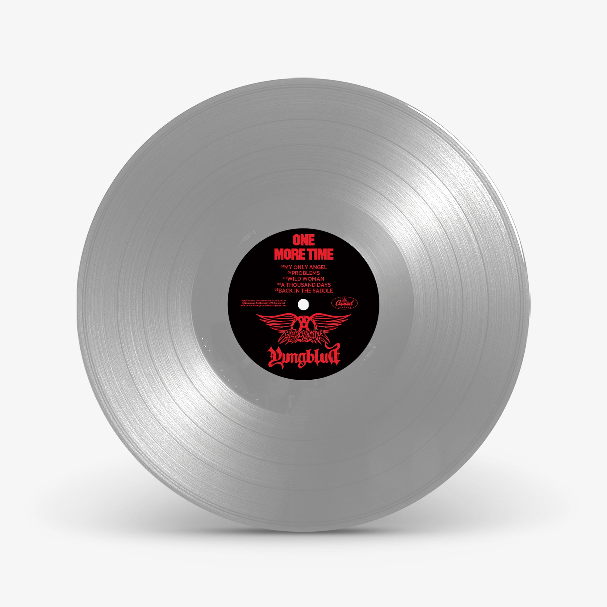 Aerosmith & YUNGBLUD - One More Time - Vinilo Plateado (Exclusivo Tienda YUNGBLUD) - Importado