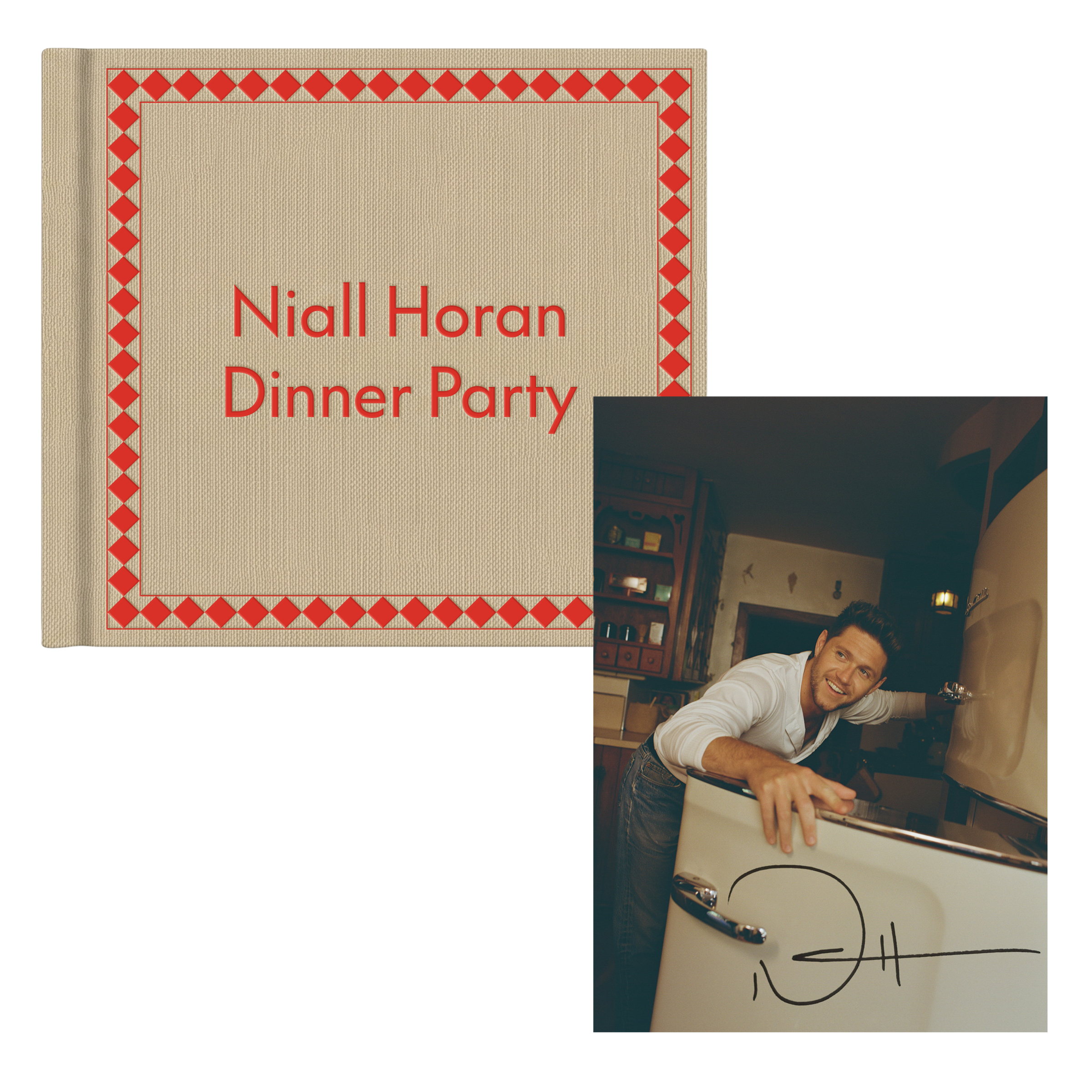 Dinner Party - Libro de tapa dura con CD + Tarjeta Firmada - Importado