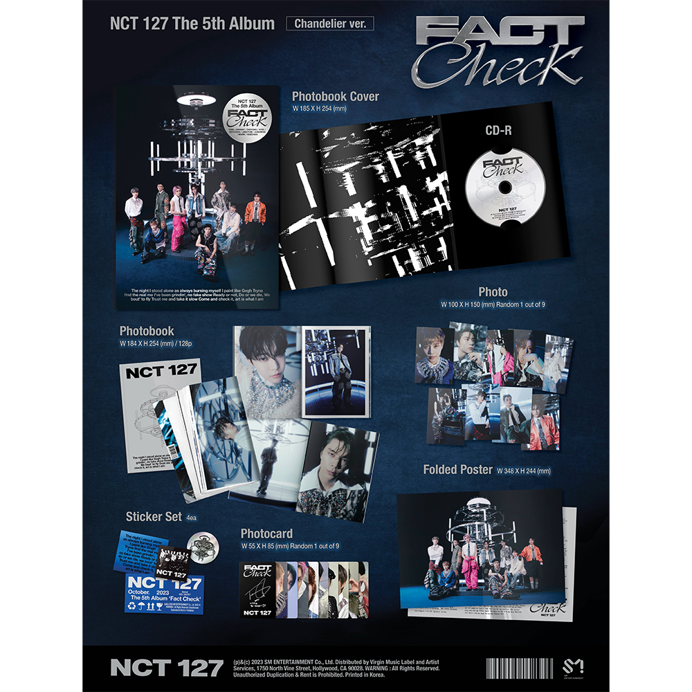 NCT 127 THE 5TH ALBUM 'FACT CHECK' (PHOTOBOOK VER.) - Importado