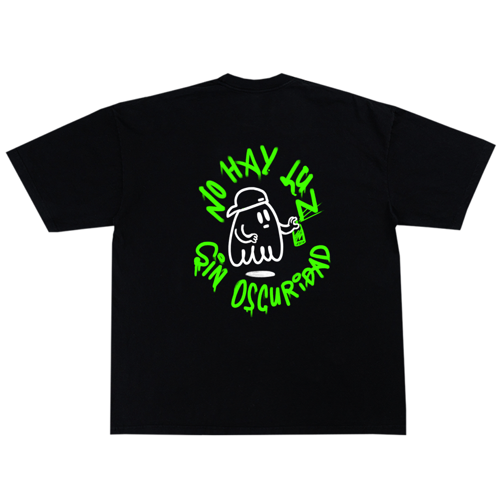 No Hay Luz Sin Oscuridad (Camiseta Glow-in-the-Dark)