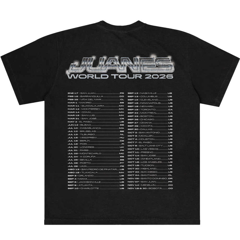 Juanes 2026 World Tour Camiseta