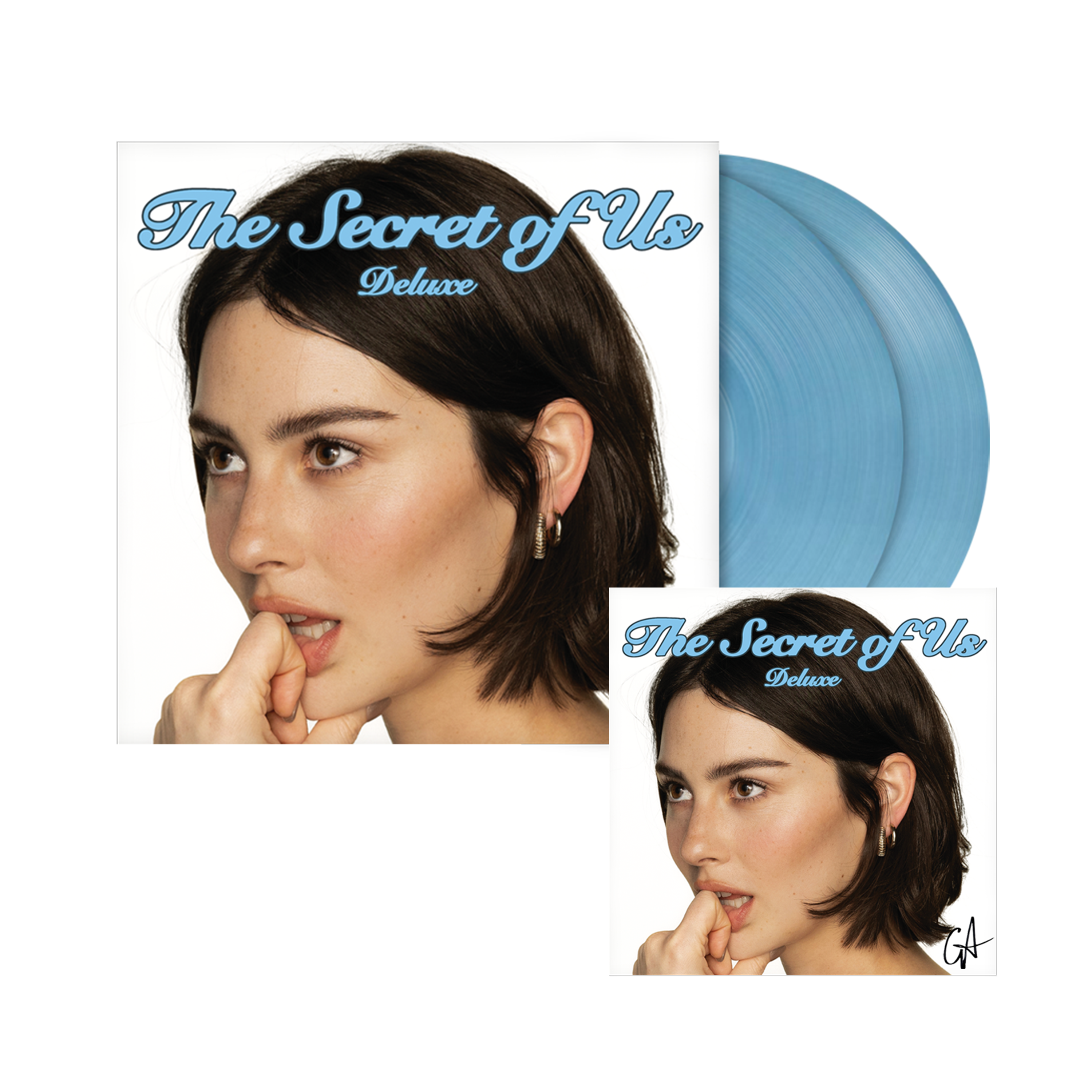The Secret of Us Deluxe Vinilo Azul Transparente + Artcard Firmada - Importado