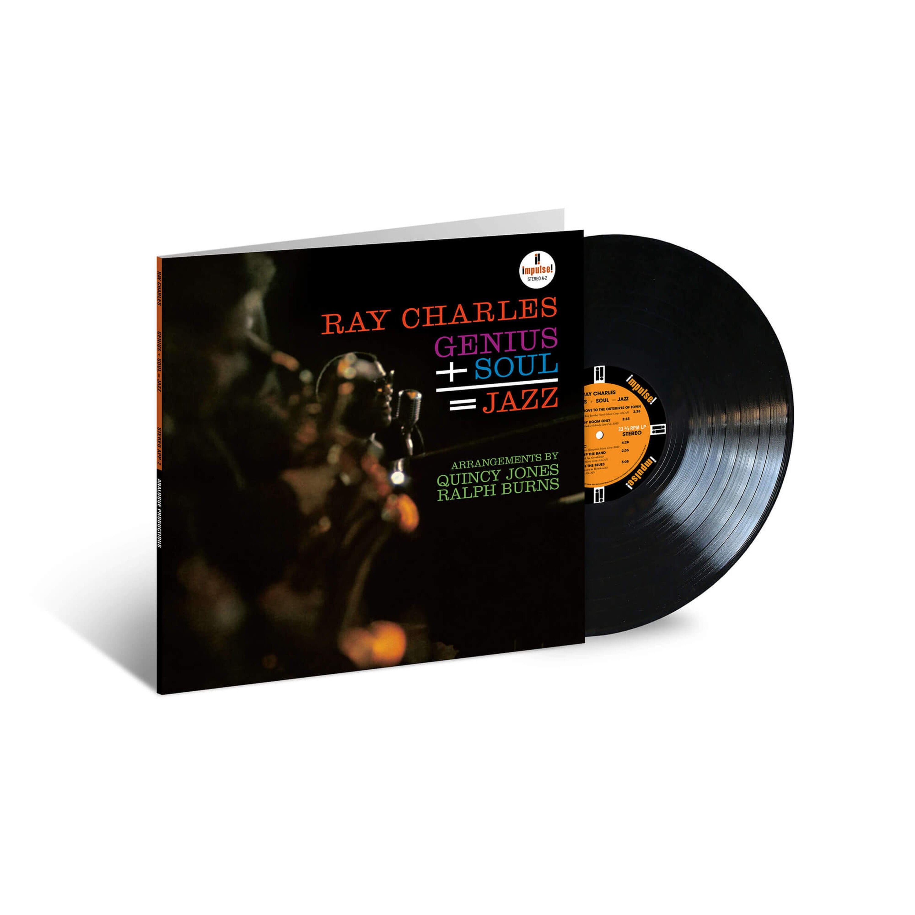 VINILO - RAY CHARLES - GENIUS + SOUL= JAZZ  - IMPORTADO