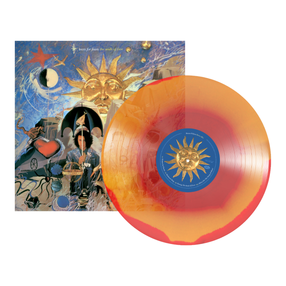 The Seeds Of Love (Steve Wilson Mix): LP Vinilo Naranja y Rojo Sunburst - Importado