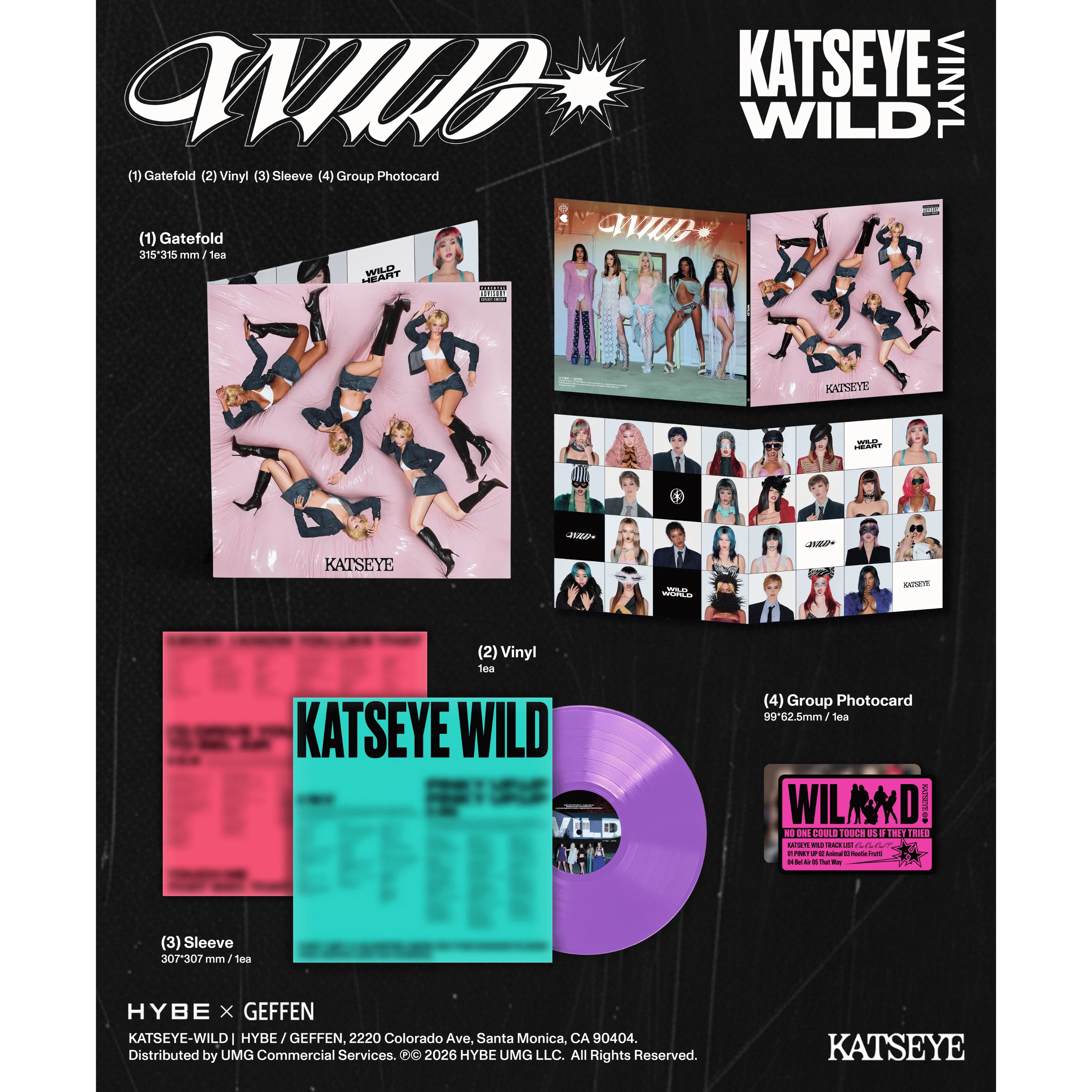 WILD - Vinilo Oficial Exclusivo de Tienda - Importado