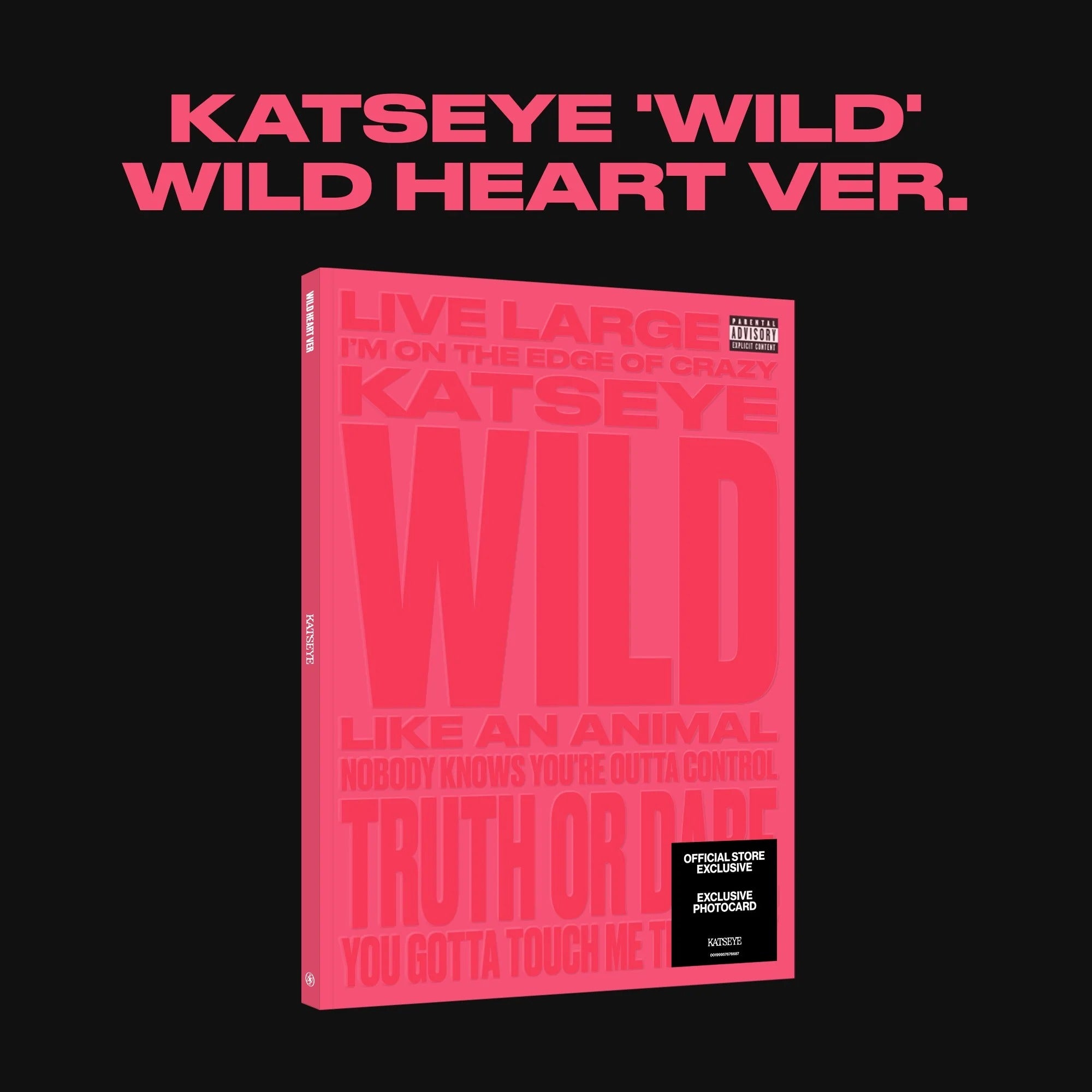 WILD - Wild Heart ver. - Oficial Exclusivo Tienda CD - Importado