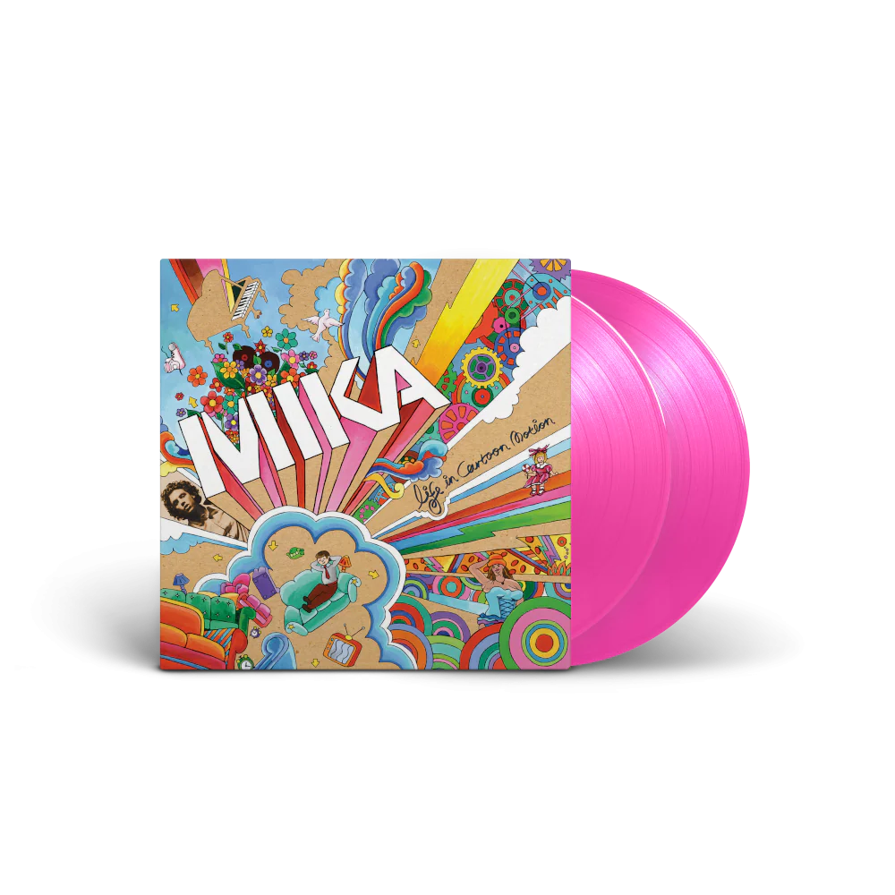 Life In Cartoon Motion Exclusivo Limitado Rosa Transparente Vinilo 2LP - Importado