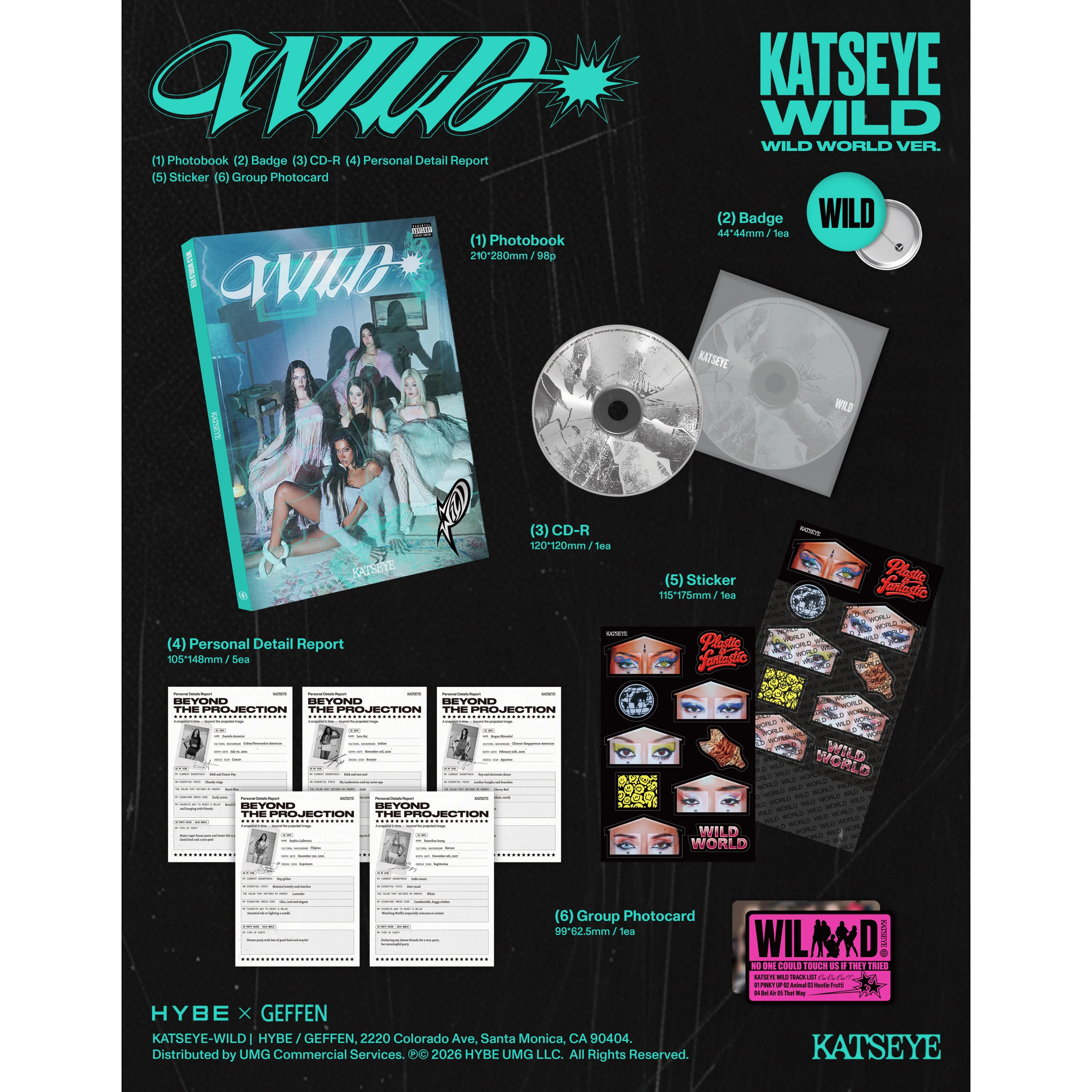 WILD - Wild World ver. CD - Importado