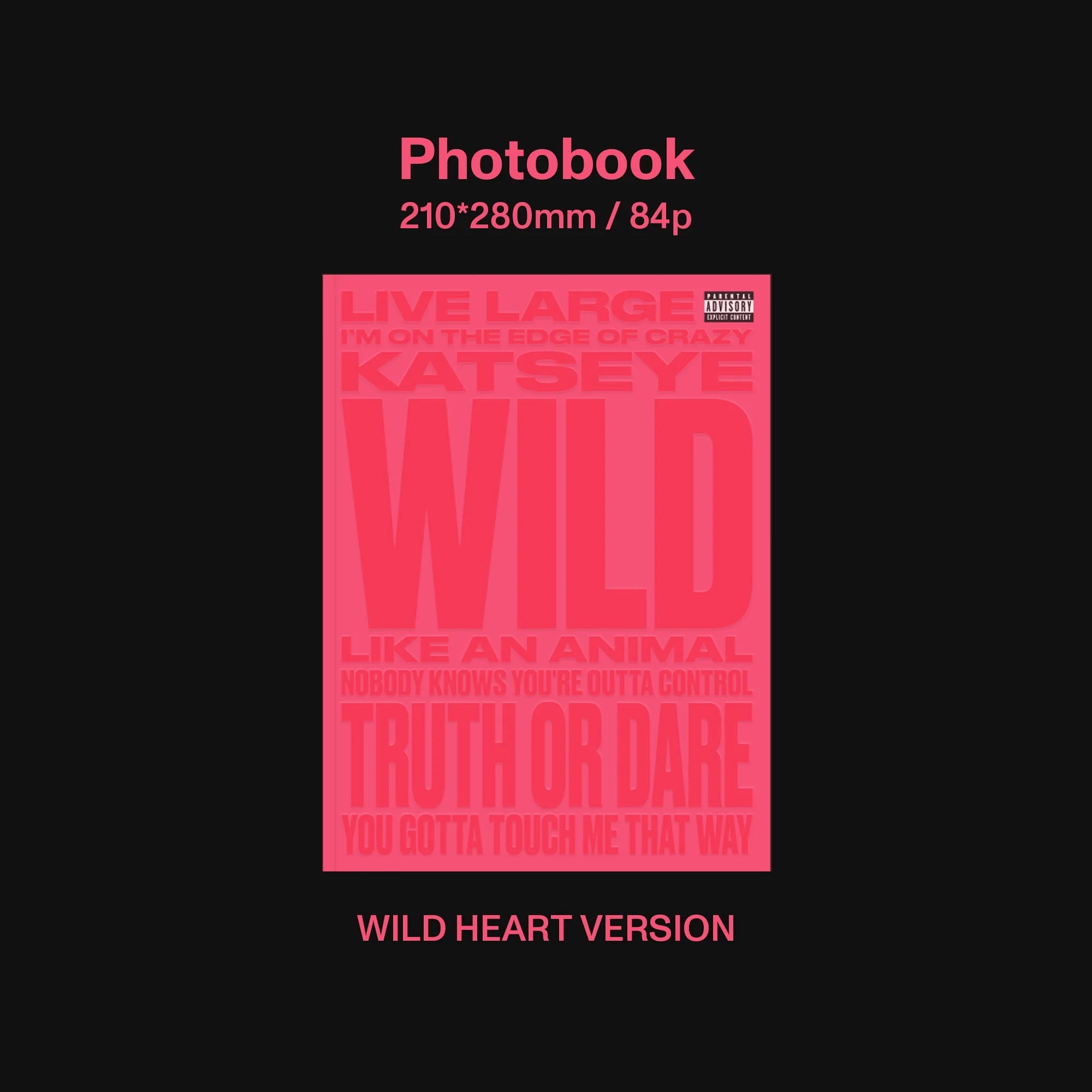 WILD - Wild Heart ver. - Oficial Exclusivo Tienda CD - Importado