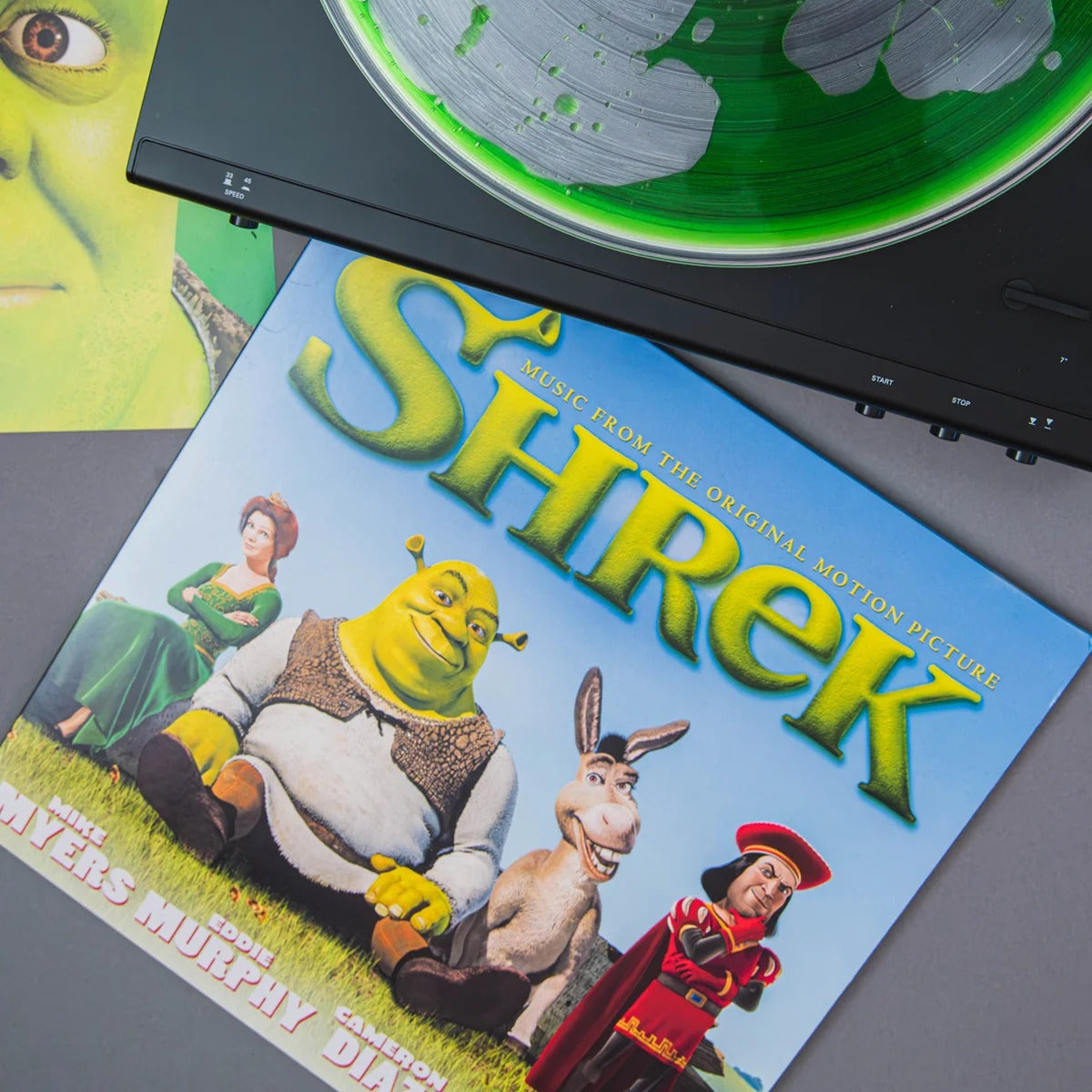 Shrek - Música de la Película Original (Edición Limitada del 25.º Aniversario en Vinilo Relleno de Líquido Verde "Swamp Juice") - Importado