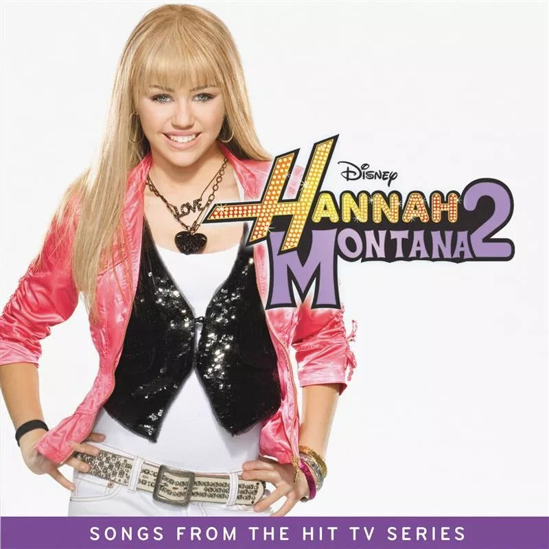 Hannah Montana 2 (LP Estilizado en Blanco y Negro) - Importado