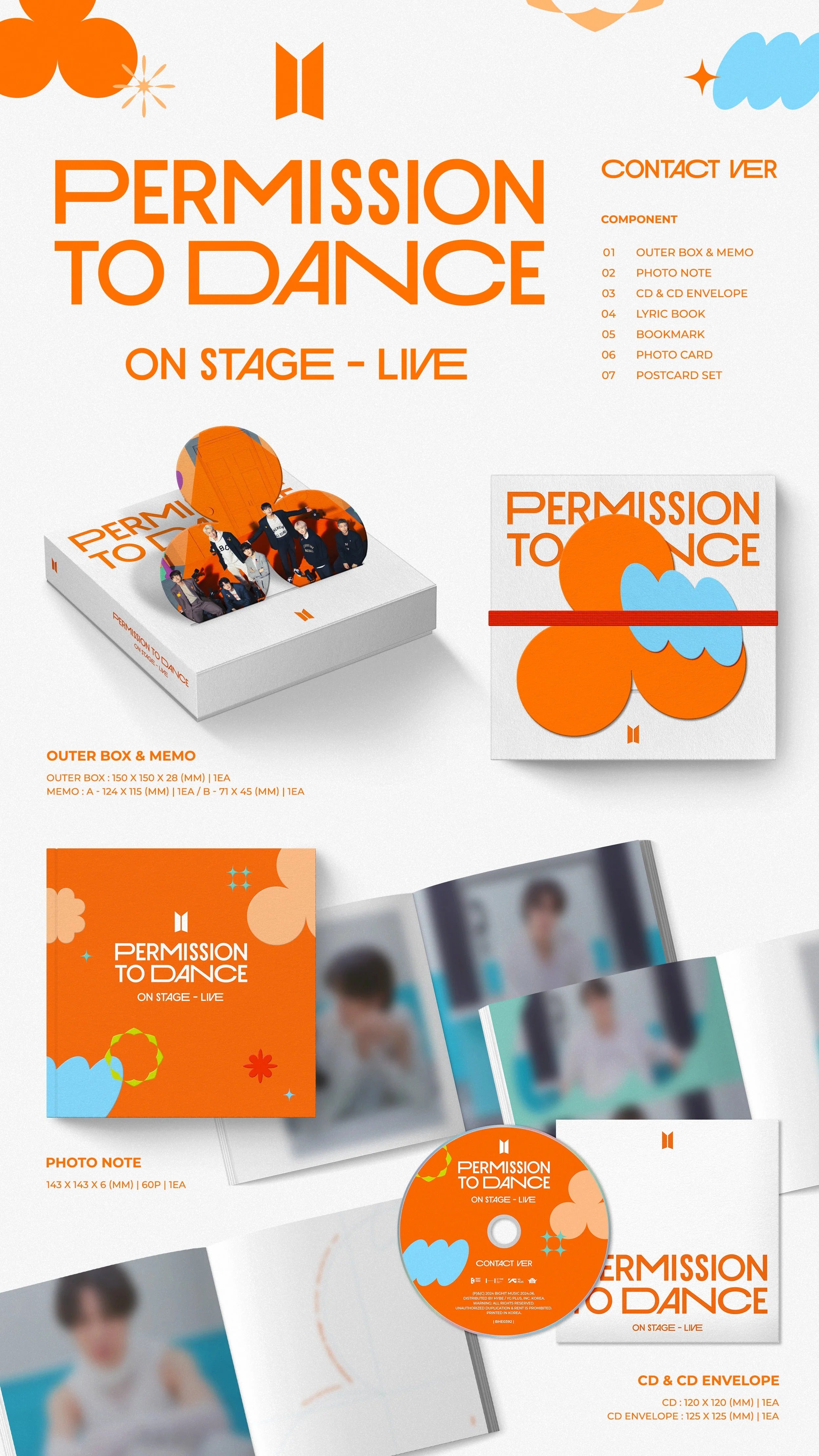 PERMISSION TO DANCE ON STAGE - LIVE (Contact ver.) - Importado