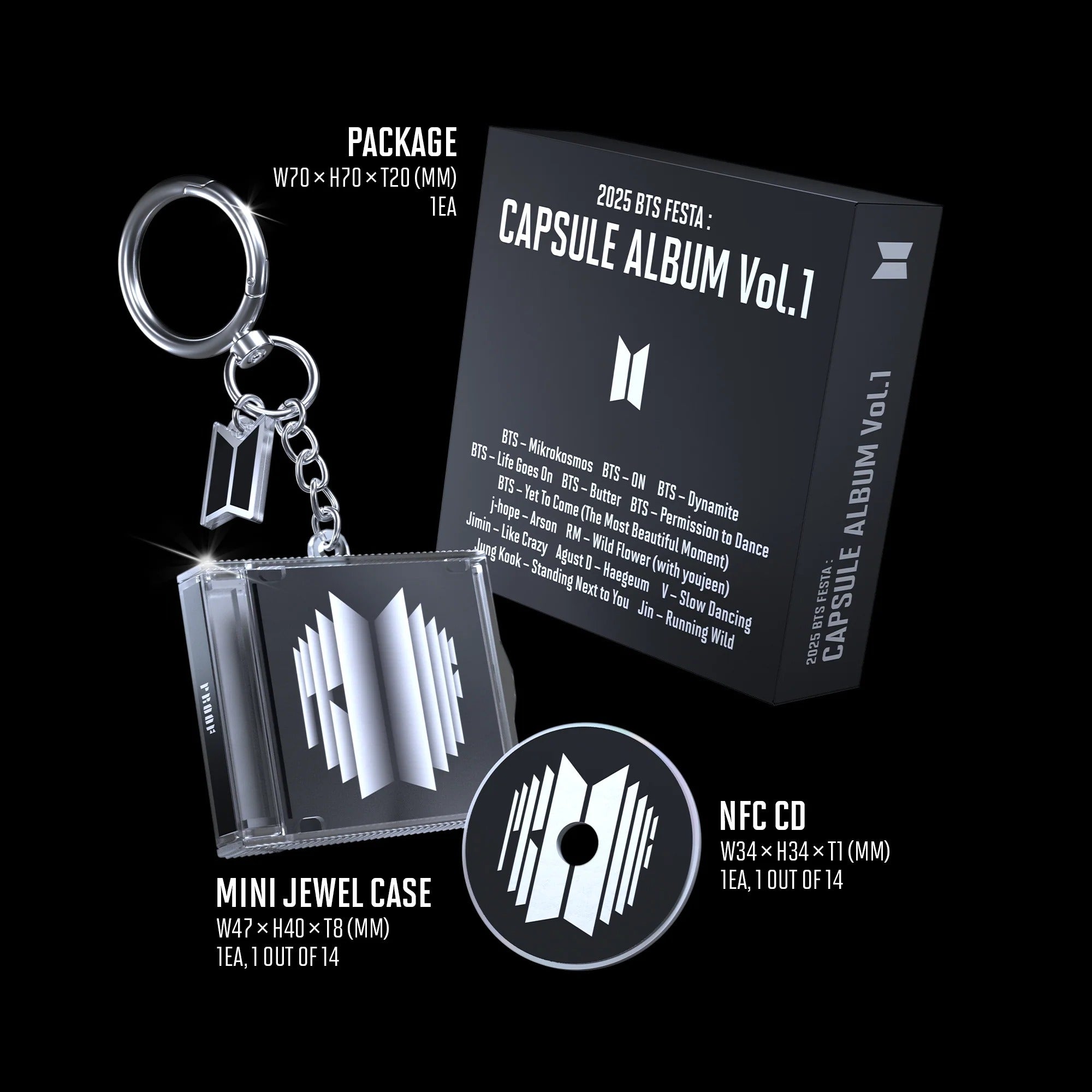 2025 BTS FESTA : CAPSULE ALBUM Vol.1 - Importado