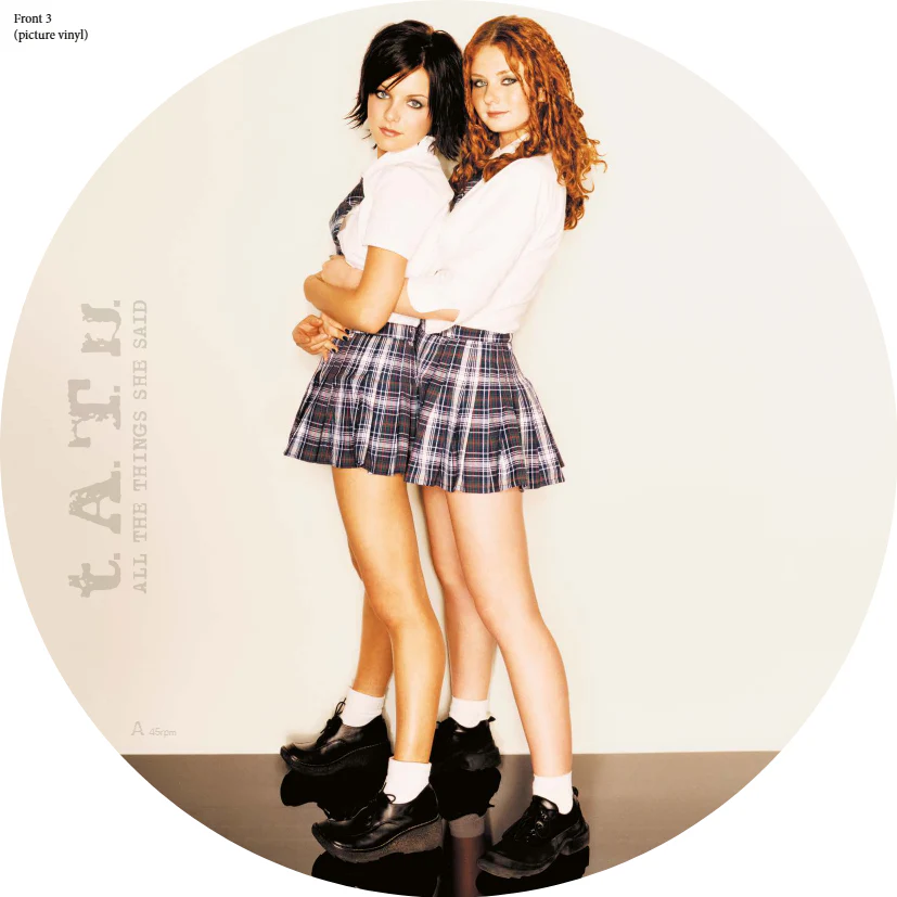 All The Things She Said 12" Vinilo Picture Disc - Importado
