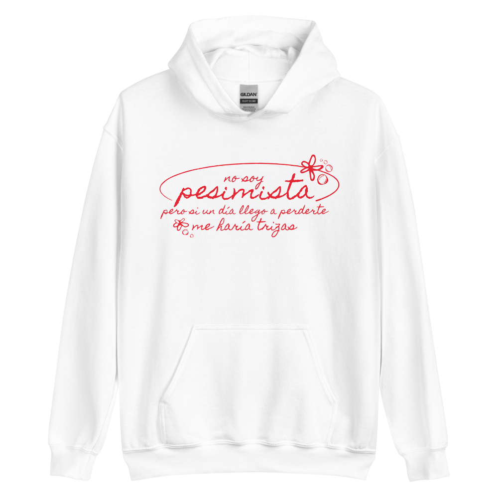 Pesimista Hoodie Blanco