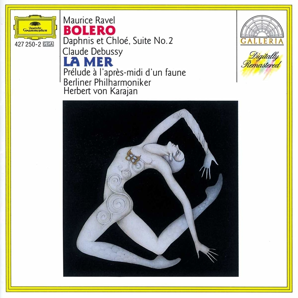 CD - HERBERT VON KARAJAN, BERLINER PHILHARMONIKER - RAVEL: BOLÉRO / DEBUSSY: LA MER - IMPORTADO