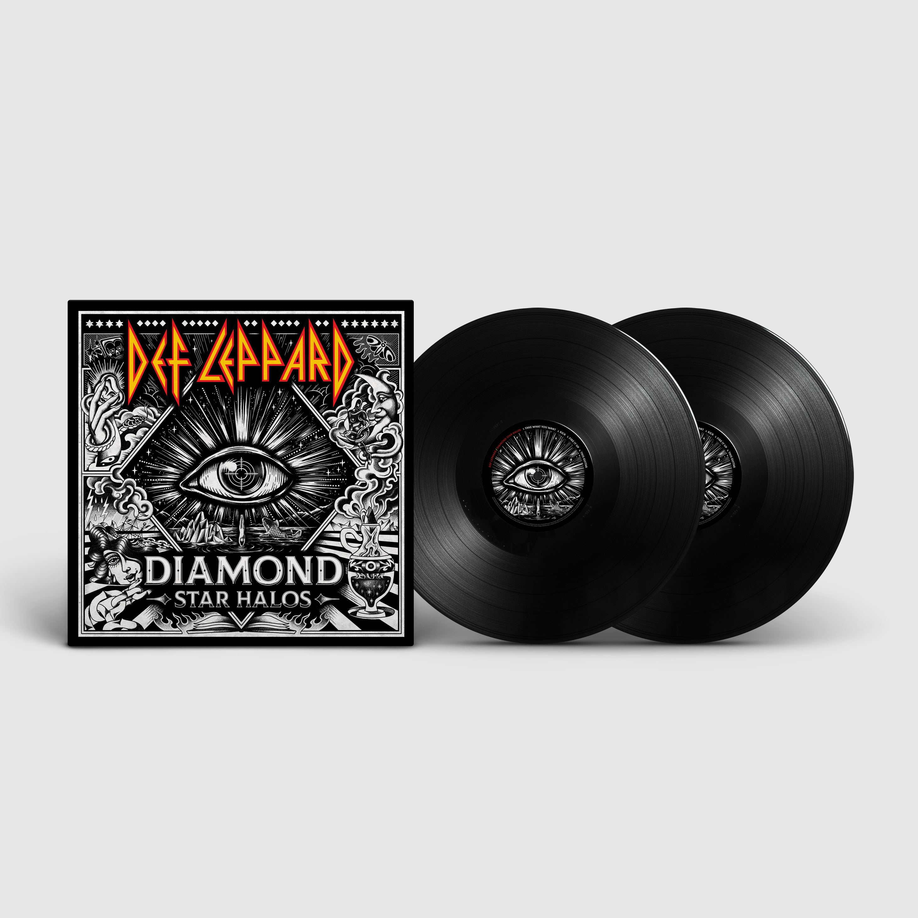 DOS VINILOS - DEF LEPPARD - DIAMOND STAR HALOS (EDICIÓN ESTÁNDAR) - IMPORTADO