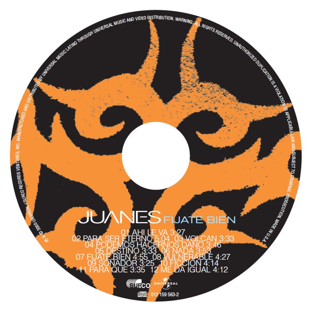 CD - JUANES - FIJATE BIEN