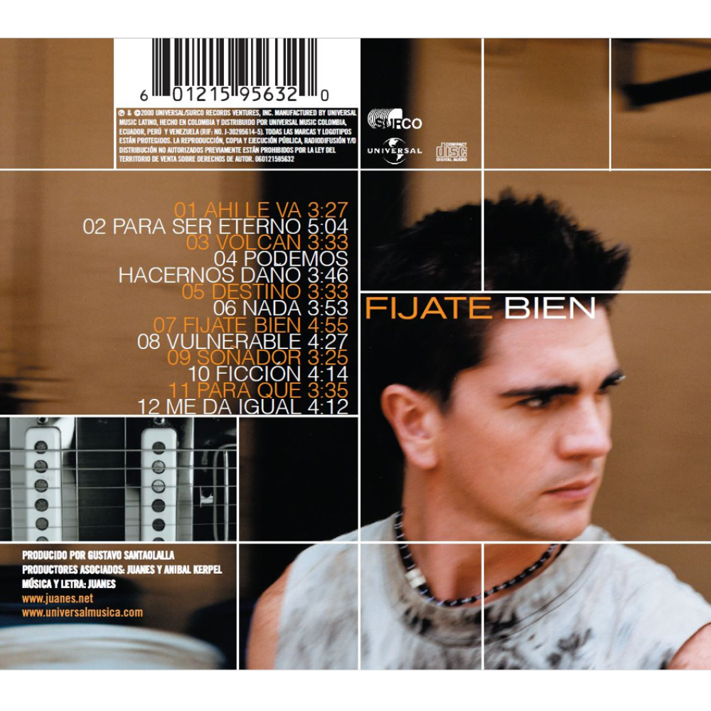 CD - JUANES - FIJATE BIEN