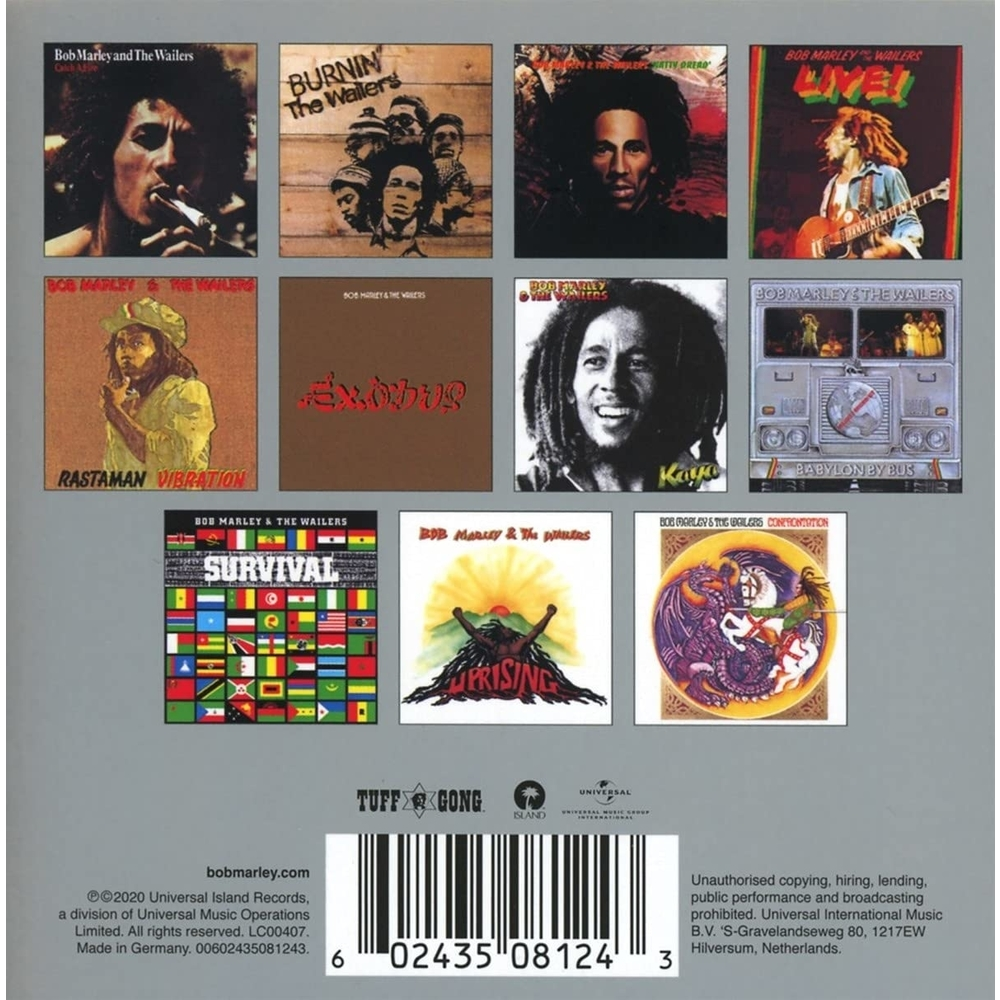 BOX SET - BOB MARLEY & THE WAILERS - THE COMPLETE ISLAND RECORDINGS - IMPORTADO