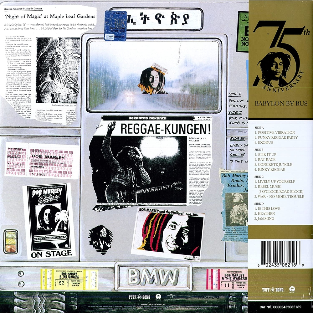 DOS VINILOS - BOB MARLEY - BABYLON BY BUS - IMPORTADO