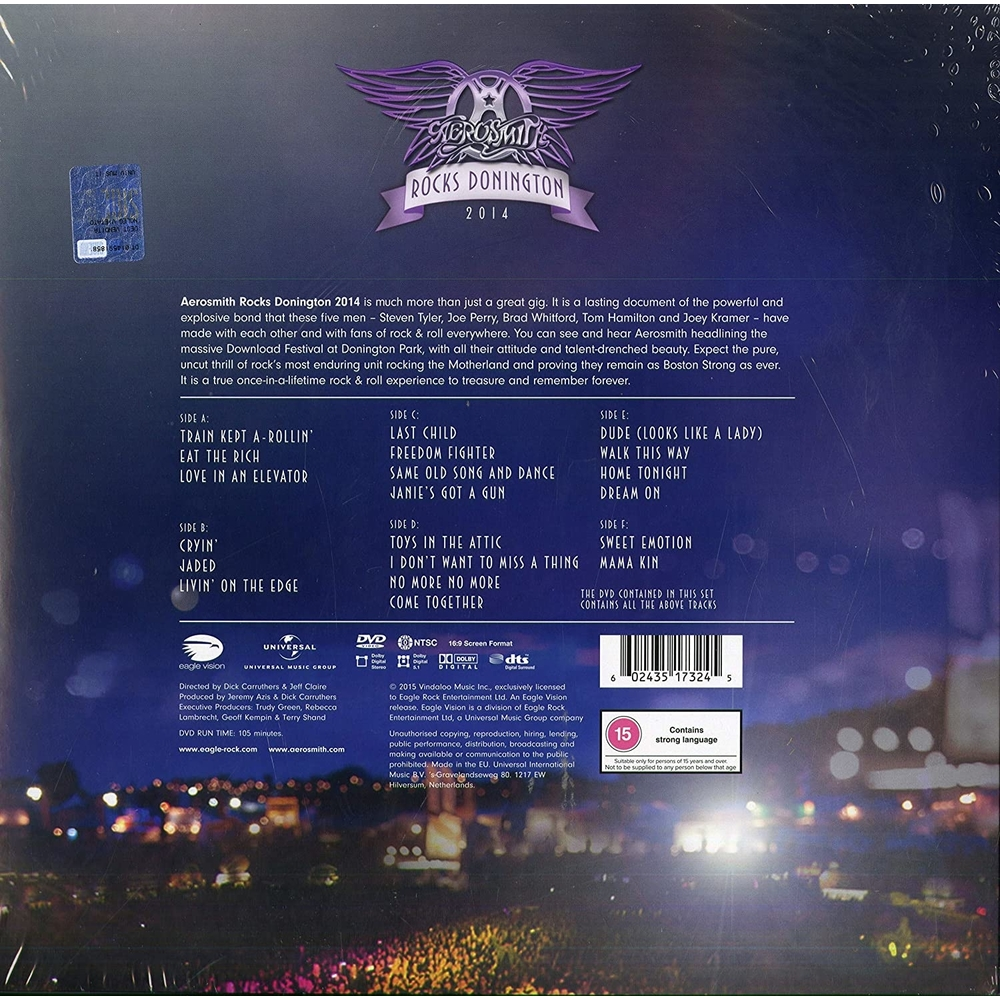 BOX SET - AEROSMITH - ROCKS DONINGTON 2014 - IMPORTADO