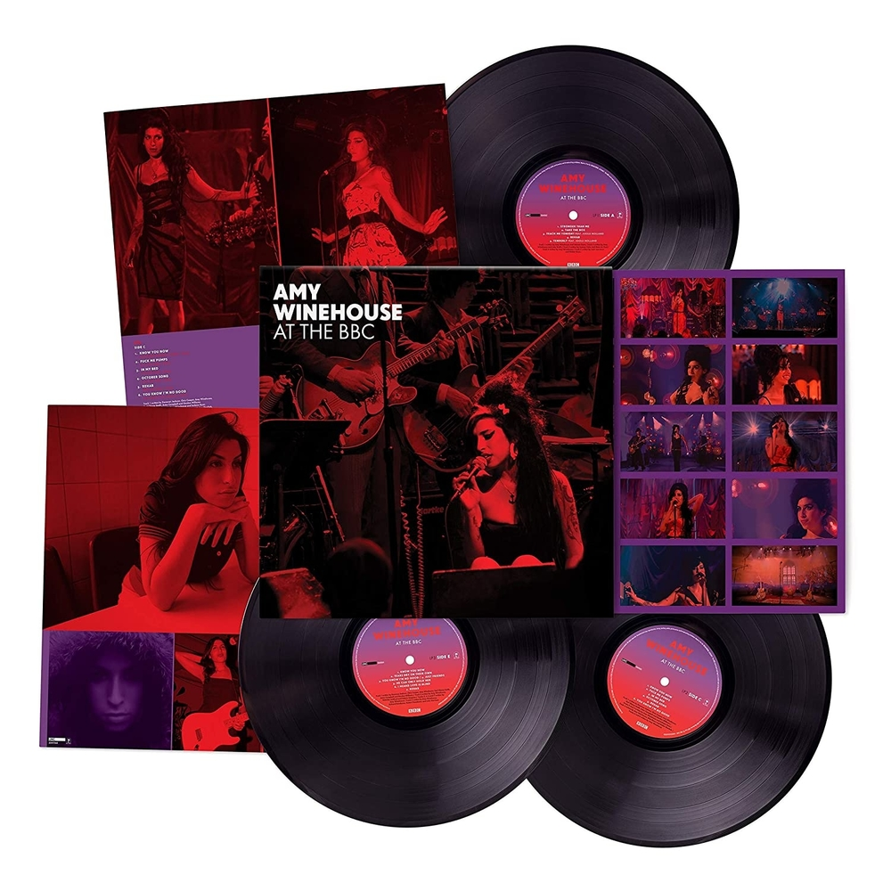 TRES VINILOS - AMY WINEHOUSE - AT THE BBC - IMPORTADO