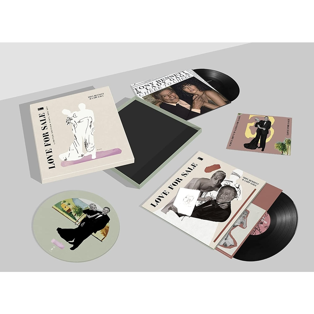 BOX SET - TONY BENNETT & LADY GAGA - LOVE FOR SALE PICTURE 2LP DELUXE BOX SET - IMPORTADO