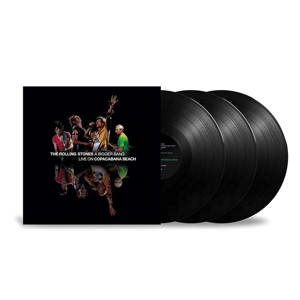 TRES VINILOS - THE ROLLING STONES - A BIGGER BANG - IMPORTADO