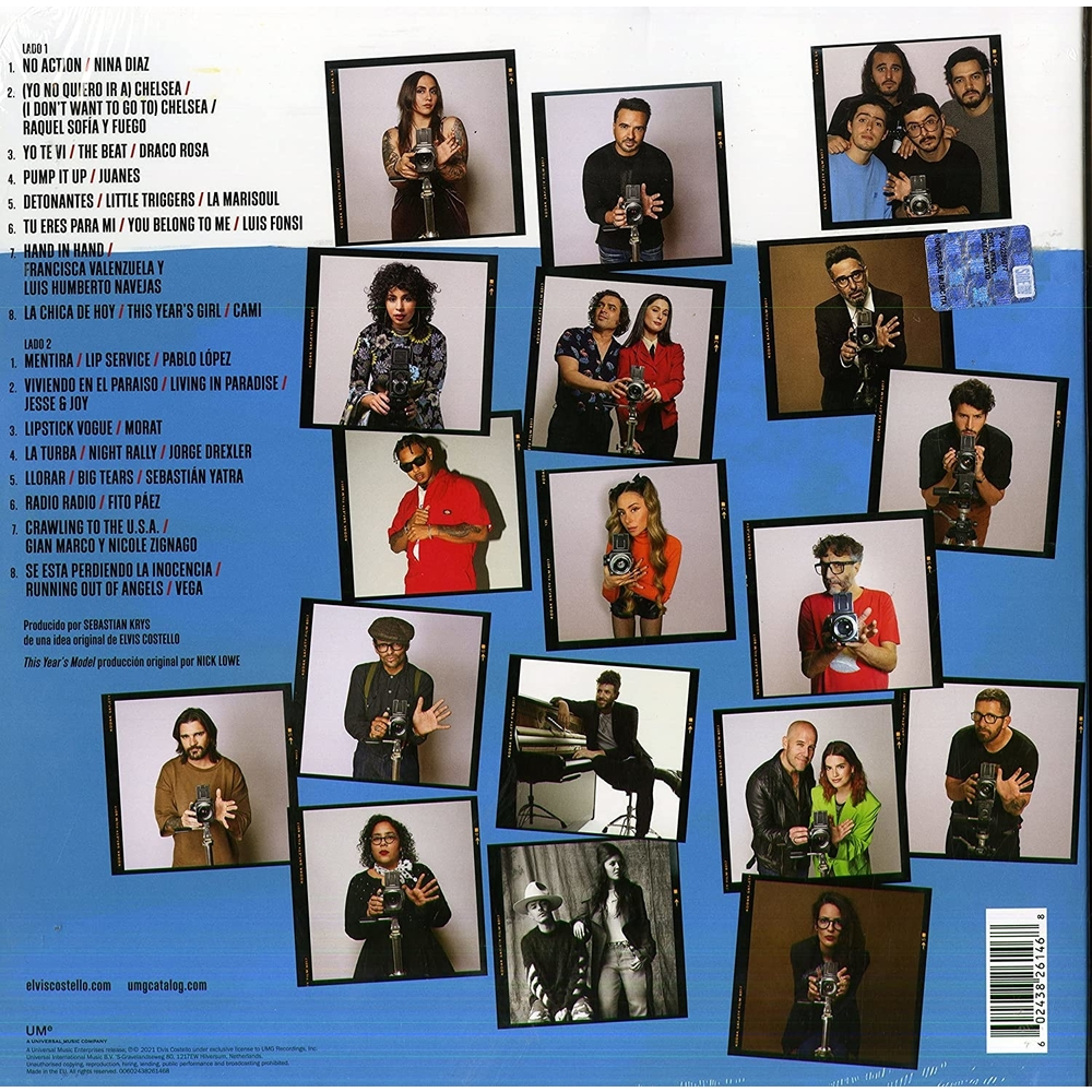 VINILO - ELVIS COSTELLO & THE ATTRACTIONS - SPANISH MODEL - IMPORTADO