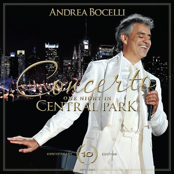 CD & DVD - ANDREA BOCELLI - CONCERTO: ONE NIGHT IN CENTRAL PARK - 10TH ANNIVERSARY - IMPORTADO