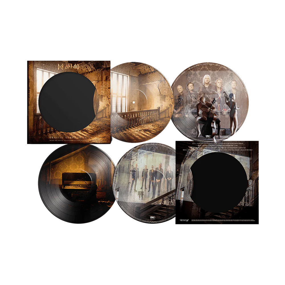 DEF LEPPARD WITH THE ROYAL PHILHARMONIC ORCHESTRA - DRASTIC SYMPHONIES 2LP PICTURE DISC - IMPORTADO