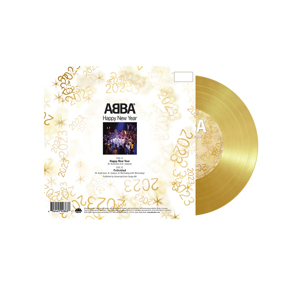 Happy New Year - LP Sencillo 7" Color Oro - Importado
