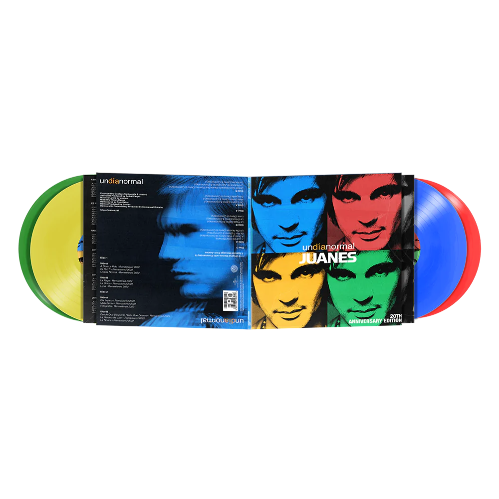 Un Día Normal 4LP Vinilo Exclusivo - 20 Aniversario Remasterizado - Importado